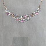 Original gouache from the 1930s, prototype of a unique jewel, New York jeweler, 24 x 28 cm