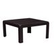 Vintage lacquered wooden coffee table, Italy, 1970s-1980s.
