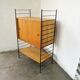 Scandinavian modular shelf with string scale