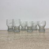 Set of 6 vintage drink glasses Ravenhead Siesta by Hardie Williamson , 1970