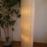 Floor lamp pleated fabric
