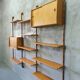 Mid-century modular teak wall unit by john texmon for blindheim mobelfabrik, norway, 1960s