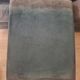 Double bed frame - Roche Bobois 1970s - complete - original green suede