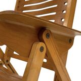 Ensemble vintage de quatre chaises pliantes Rex en contreplaqué, design Niko Kralj, 1950