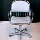 1980s Vintage Molteni and Consonni Metal & Leather Chairs - a Pair