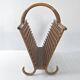 Vintage bamboo & rattan magazine rack 1960