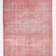 7x10 Blush Pink Vintage Rug, 216x304Cm