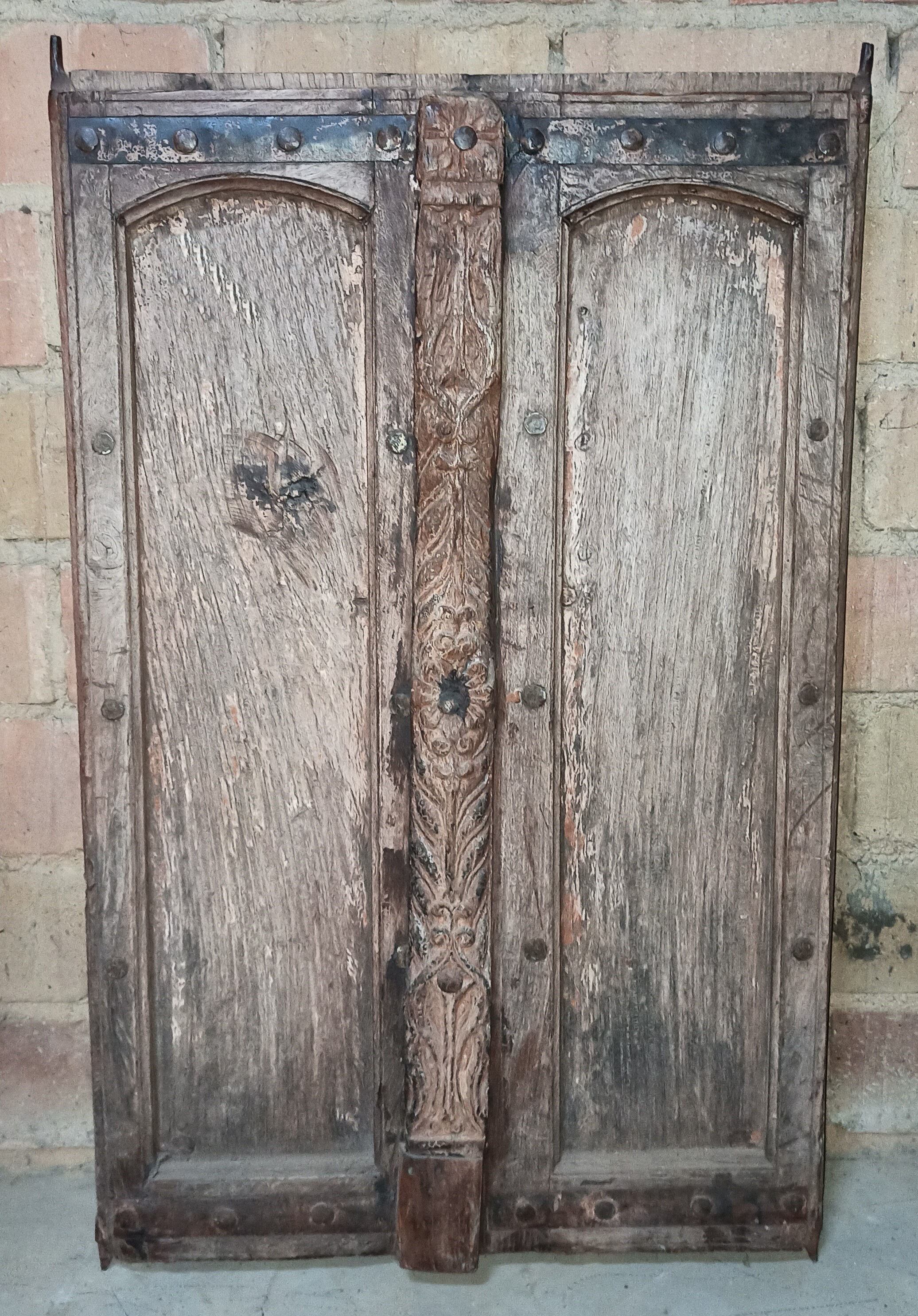 Old wooden door