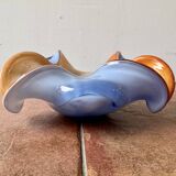 Vintage Blue Glass Bowl