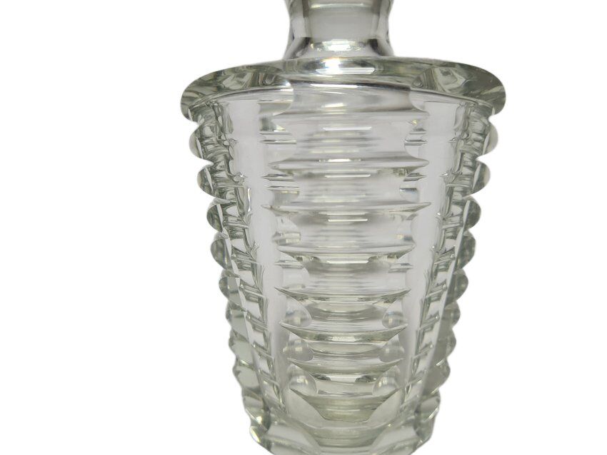 Czechoslovakian Art Deco carafe by I. Pastrankova for Moser, 1950s