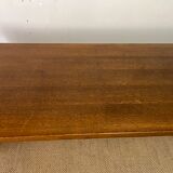 Wooden farmhouse table