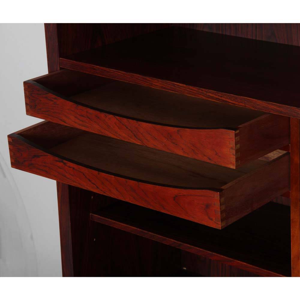 Secrétaire scandinave en palissandre de Rio par Erik Brouer, 1960