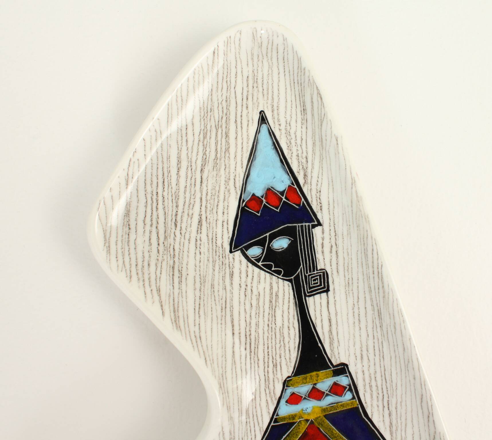 Pair of free-form dishes from Sesto di Fiamma, Italy, 1950s