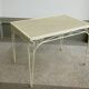 Mid century metal table in the style of mategot