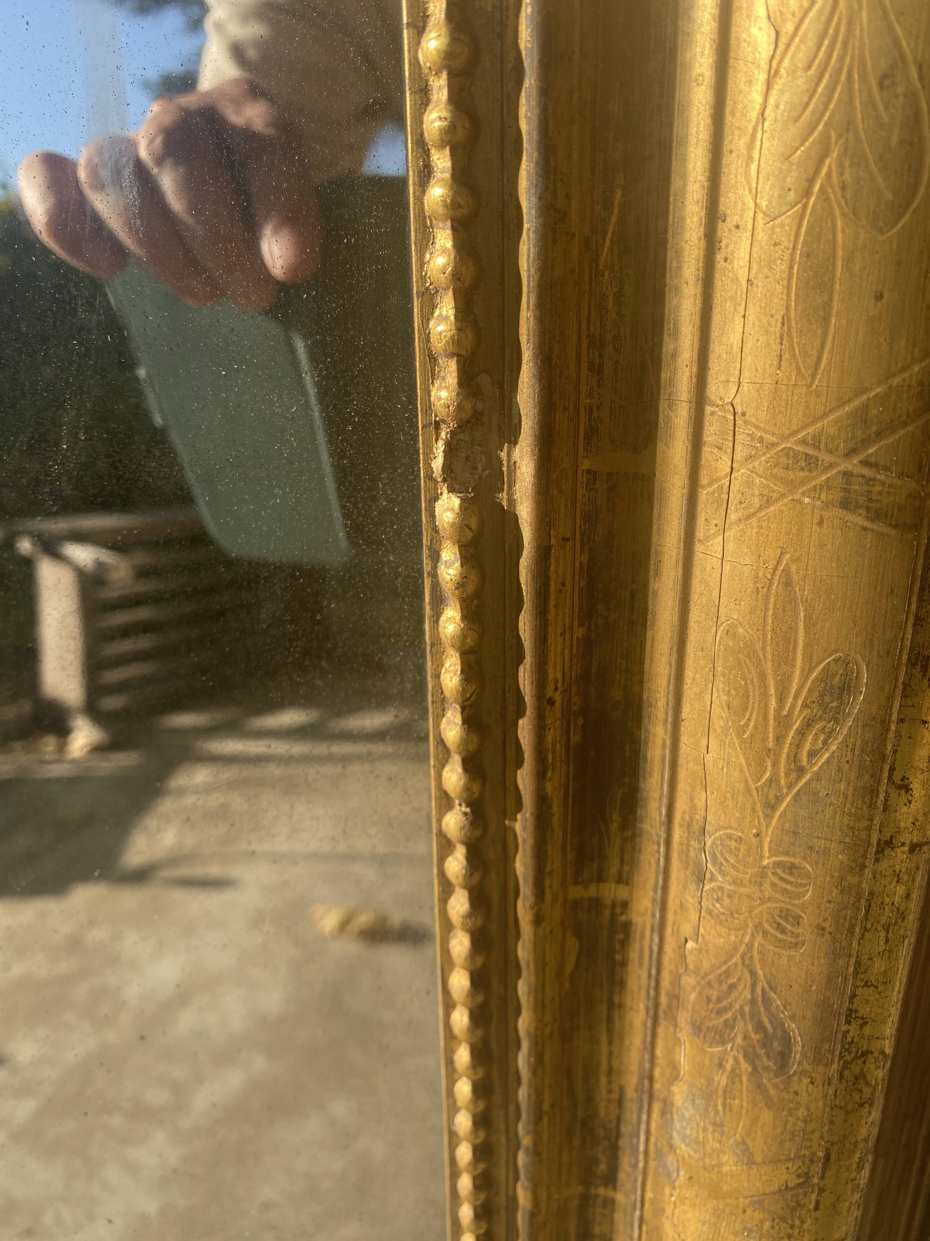 Louis-Philippe gilded mirror 124x95