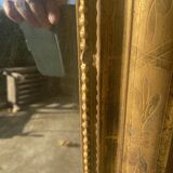 Miroir Louis-Philippe doré