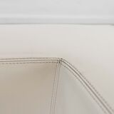 Throw Away Sofa by Willie Landels for Zanotta 1965 in white vinyl