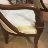 Paire de fauteuils Directoire