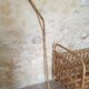 Old rattan bed