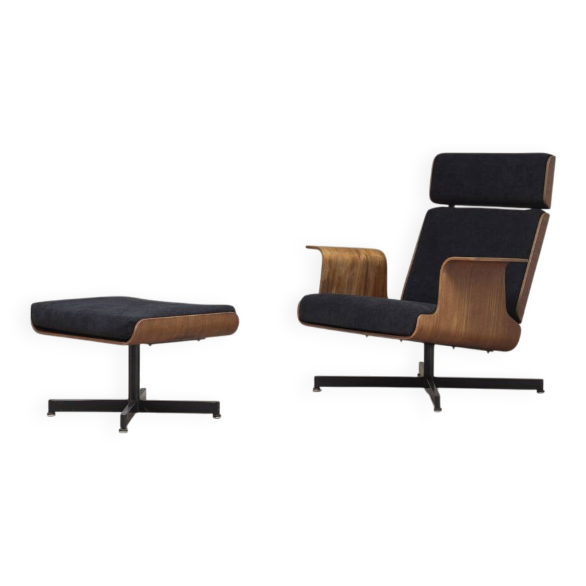 Easy chairs by Pierre Guariche for Meurop, Belgium 1960s