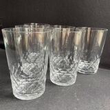 6 Baccarat tortoiseshell mugs