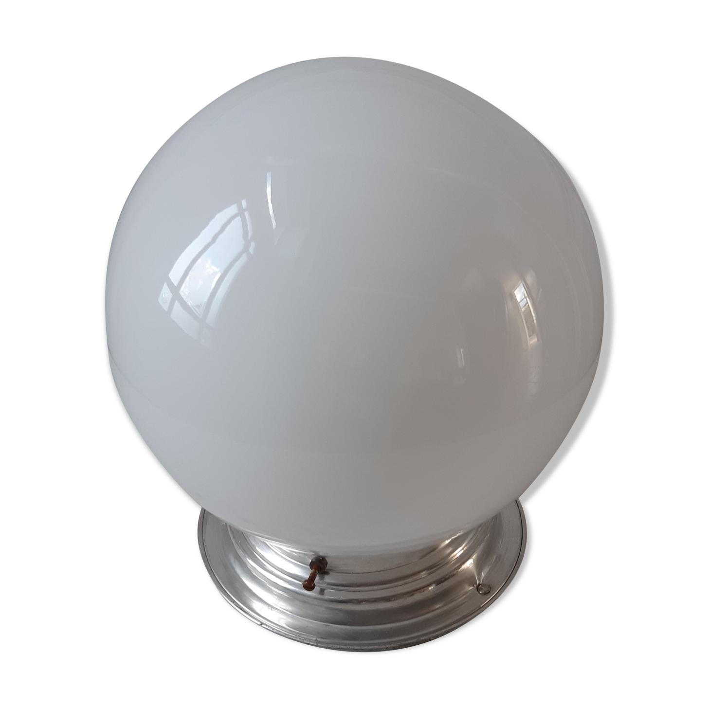 Opline ceiling lamp and aluminum support 50s-60s