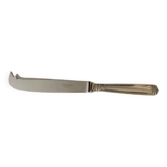 Silver metal cheese knife from christofle model "malmaison"