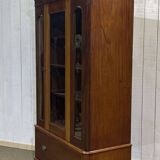 19th-century English mahogany library