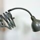 Grey Industrial Scissor Wall Lamp from Elektroinstala, 1960s
