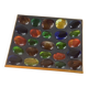 Ashtray, coloured pebbles, 1970s