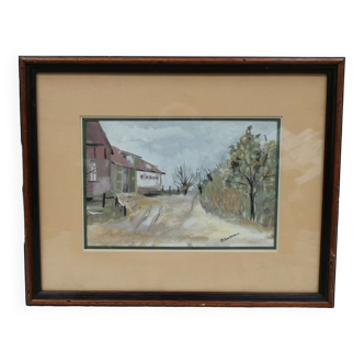 painting / painting signed Béatrice