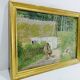 H. Viss – Oil on canvas “Country landscape”