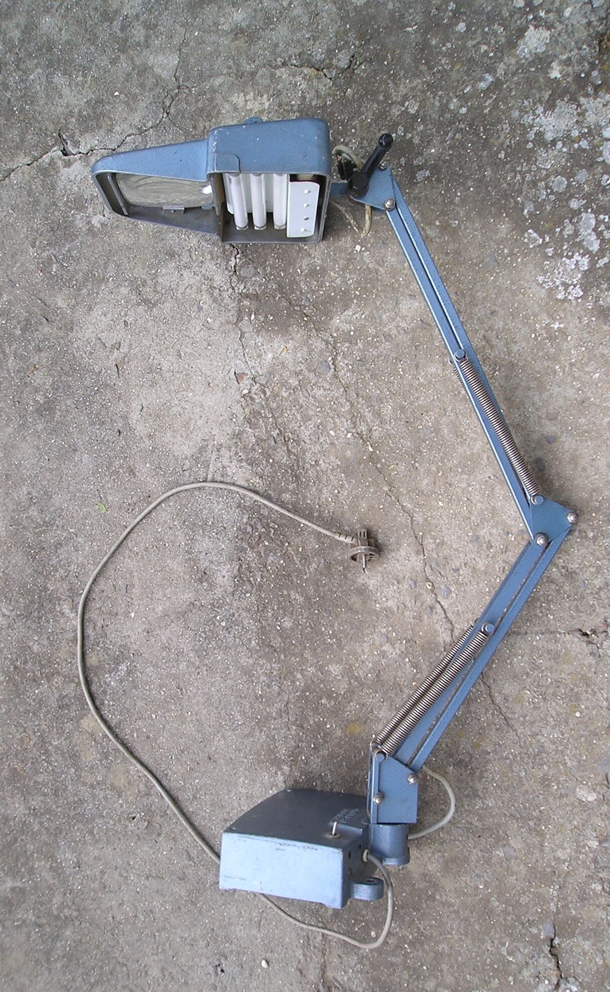 Lamp loupe workshop articulated Gruber years 60