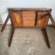 Office 2 drawers in solid wood turned legs year 1900