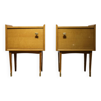 Pair of vintage bedside tables