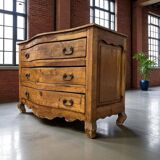 Vintage XL wooden chest of drawers / belly cabinet