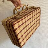 Wicker suitcase