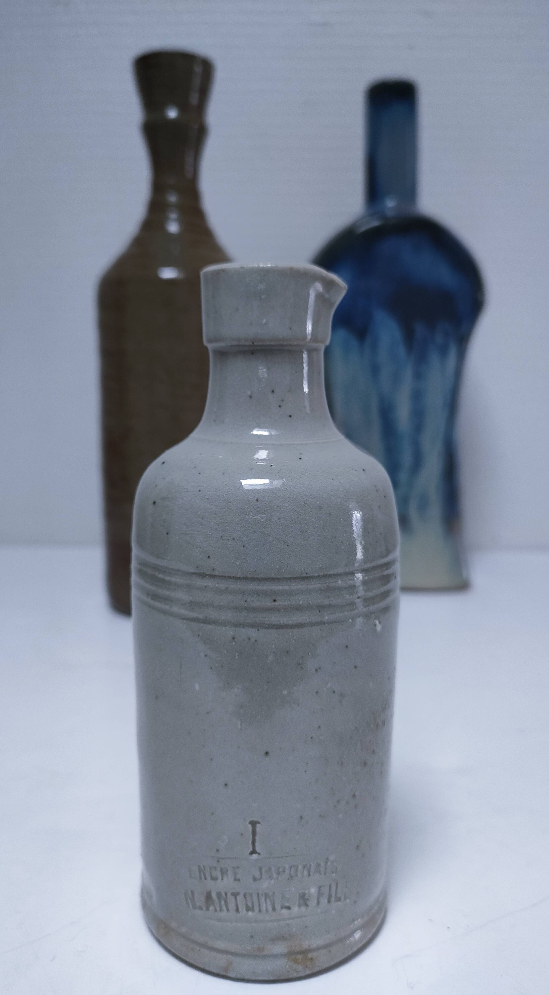 Three vintage soliflore ceramics