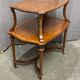 Tea table, marquetry living room table, early 20th century