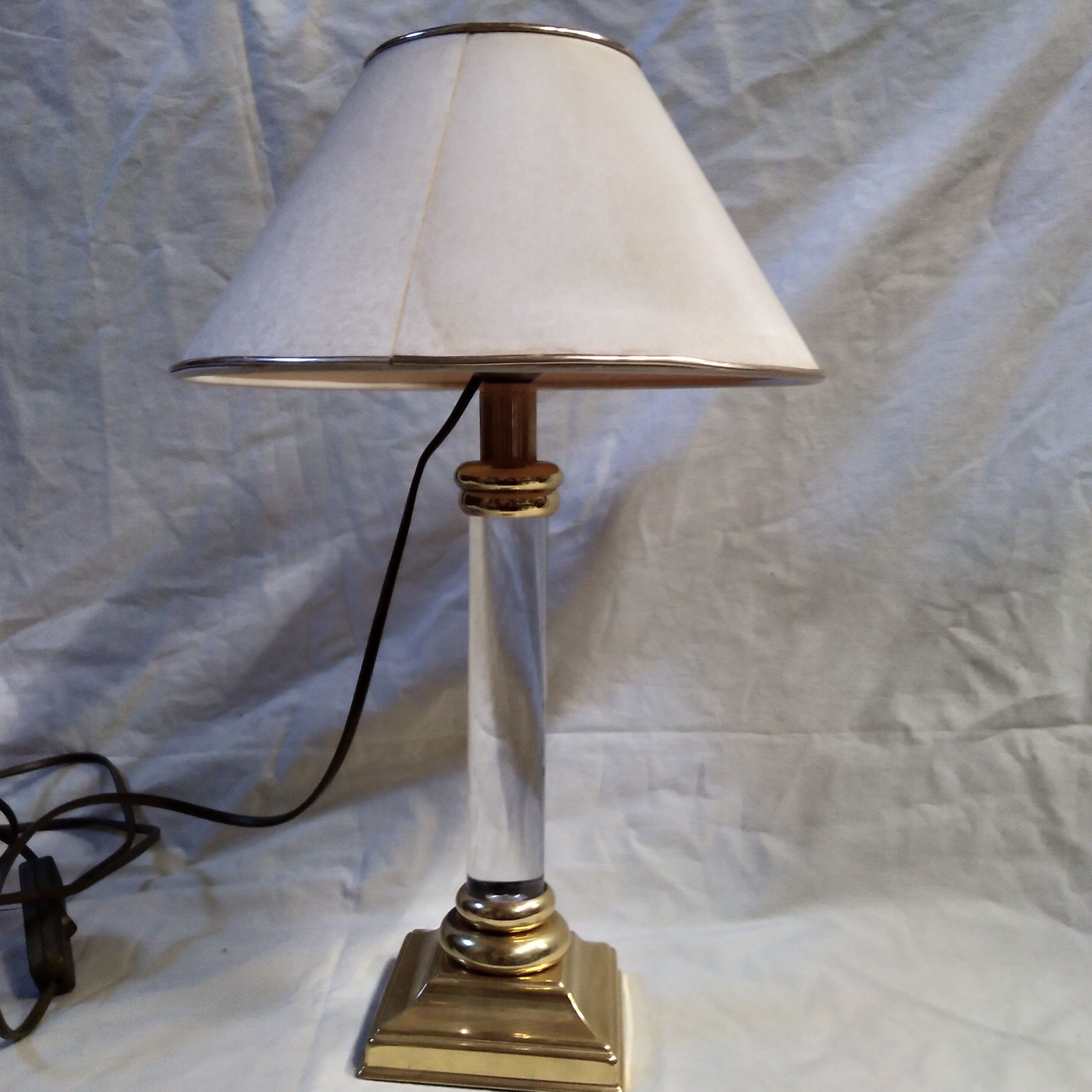 Brass lamp and plexi the Dauphin 1970