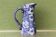 Fine English earthenware jug, cobalt blue decoration, Victoria Ware Ironstone.
