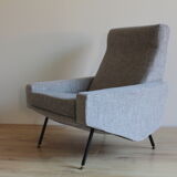 Pair of armchairs Troika by Paul Geoffroy and published by Airborne 50