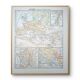 Printed in 1900, Europe in 1270. Original Authentic Vintage.