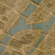 Table basse plan de Paris 1960