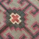 Tapis Kilim en coton et toile de jute - 90cm x 160cm