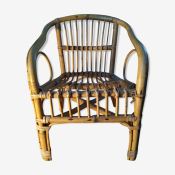 Children's rattan chair