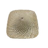 Glashutte Limburg - Tynell style - ceiling lamp - amber - 3rd quarter 20th