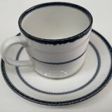 set of 7 coffee cups + saucers - vintage Rörstrand - Scandinavian design