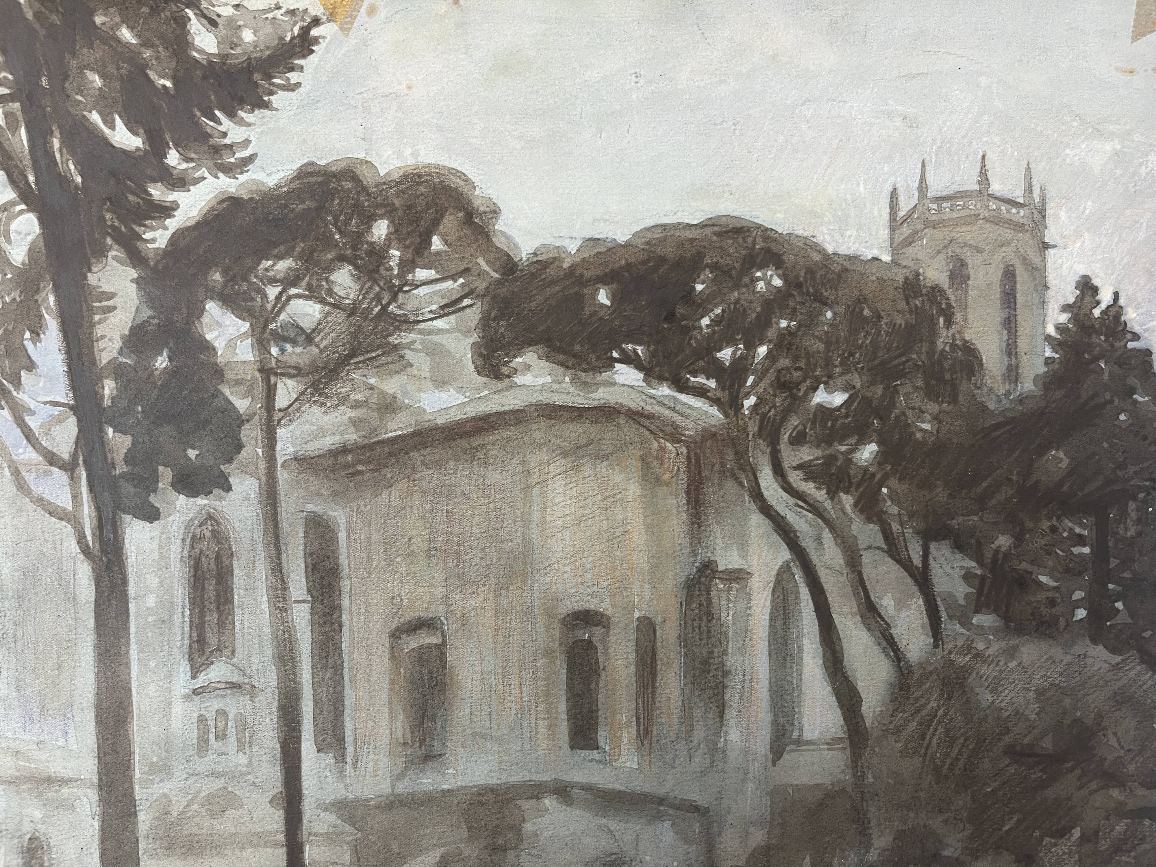 Tableaux lot 3 études Pastel Ed. Pannetier (1884-1965) Paysages
