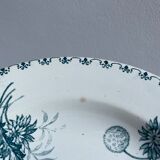 Set of 10 hollow plates Terre de Fer XIXth, model Madrid